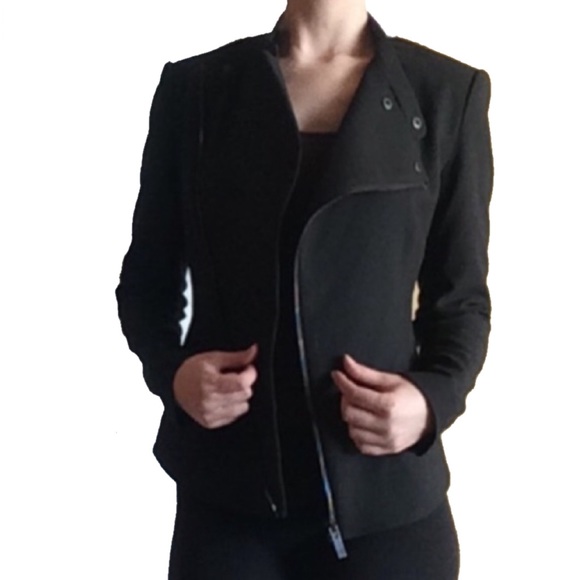 Elizabeth and James Jackets & Blazers - Elizabeth and James Black Moto Jacket